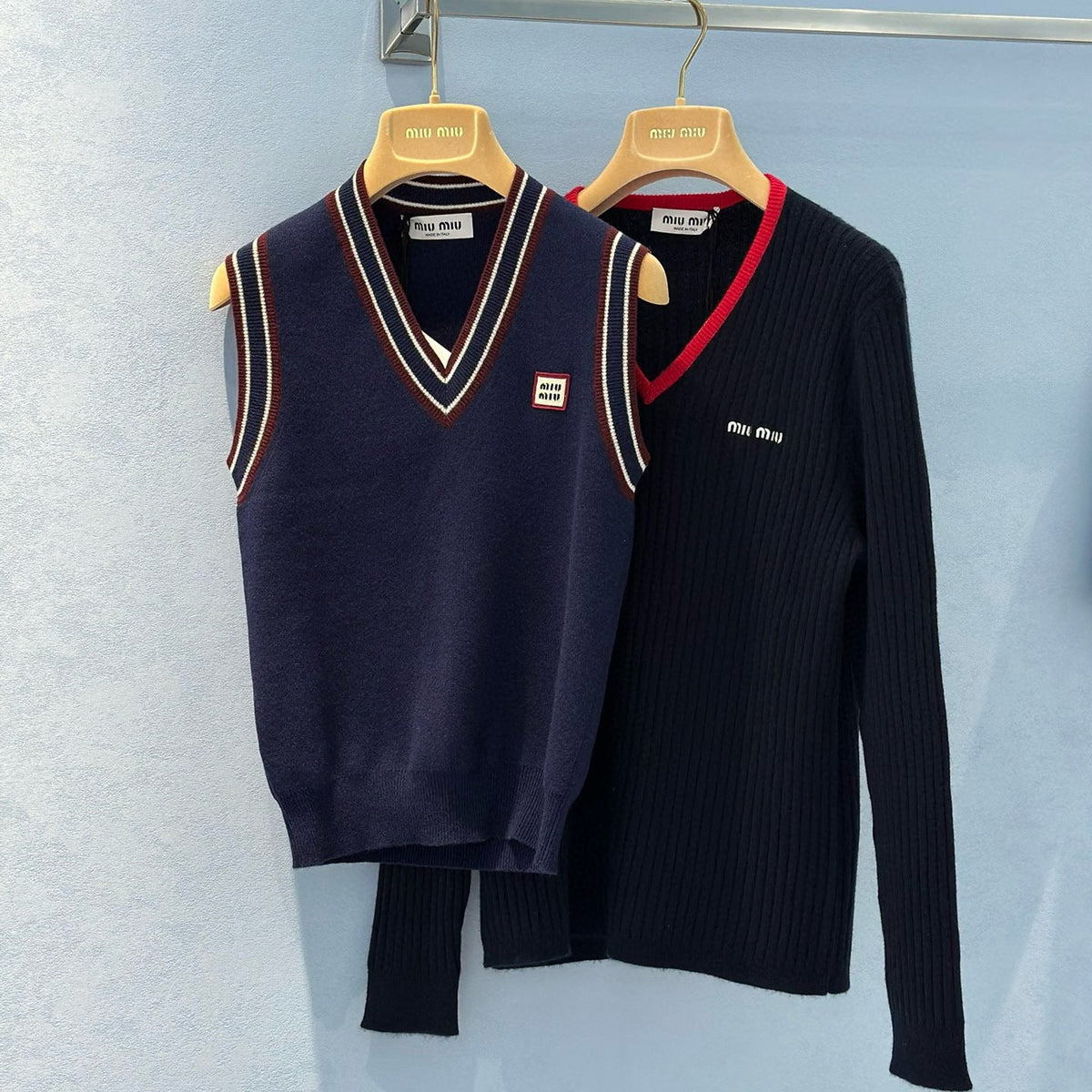 Sweaters- Miu M Sweater Luxury Designer Knit Sweater