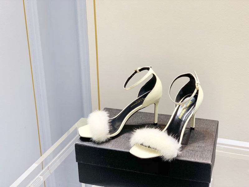 Saint Laurent shoes front view designer style