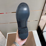 Burberry Red Slip-On Sneakers - Side Profile View