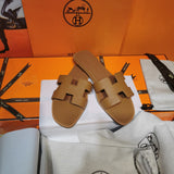 Hermès White Ankle Strap Sandals - Back View