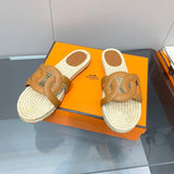 Hermes sandals Style 197 - angled studio shot