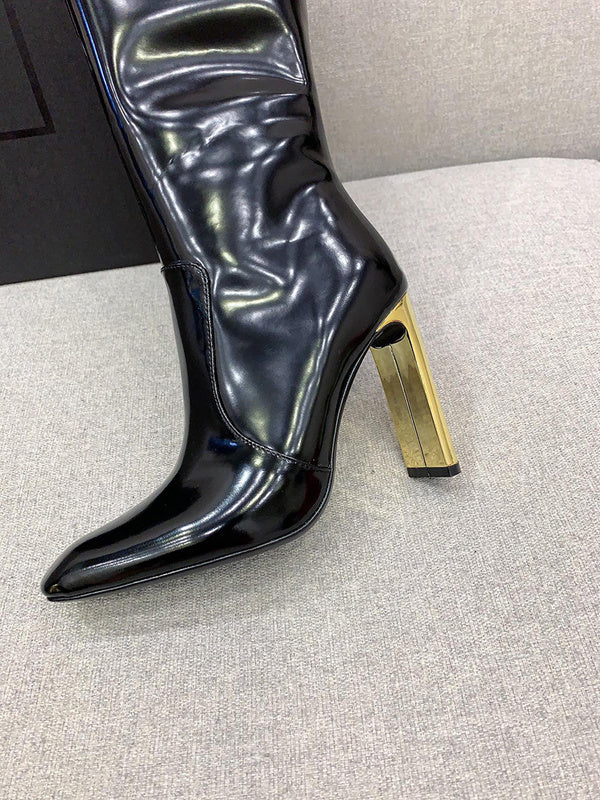 Saint Laurent designer shoes full view