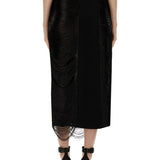 Alexander McQueen skirts side profile designer luxury fashion