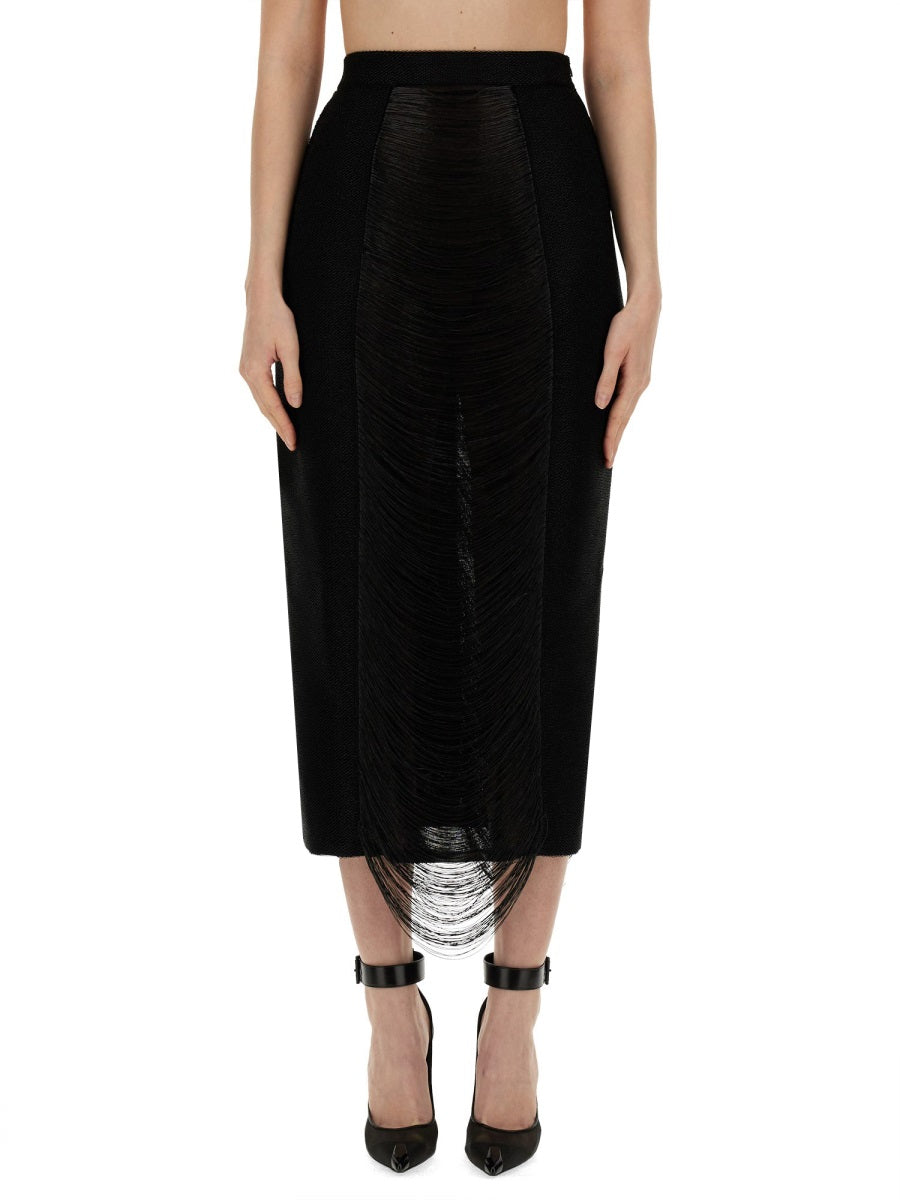 Alexander McQueen skirts luxury designer piece front view