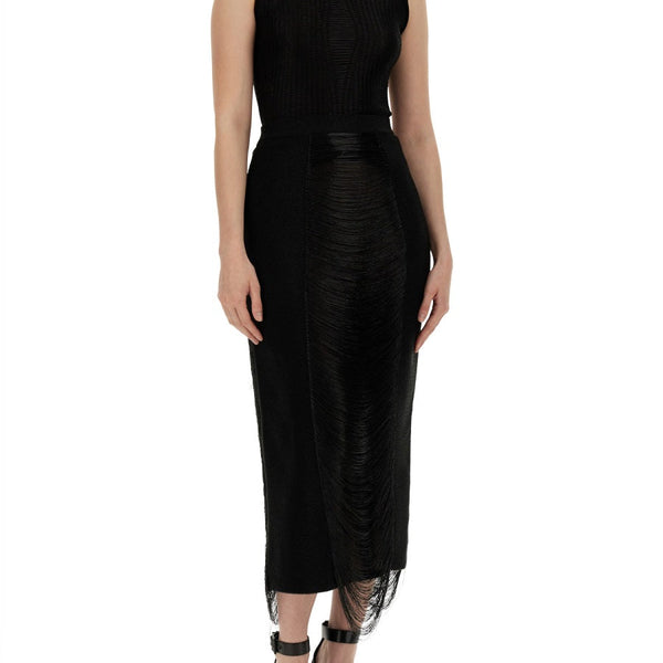 Alexander McQueen Skirts? Alexander Mcqueen Women Long Skirt Chic Everyday Designer Skirt