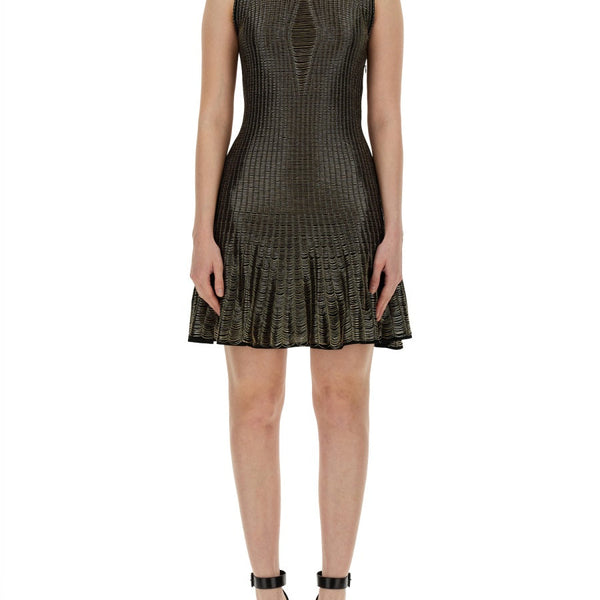 Alexander McQueen cocktail dresses luxury designer piece front view