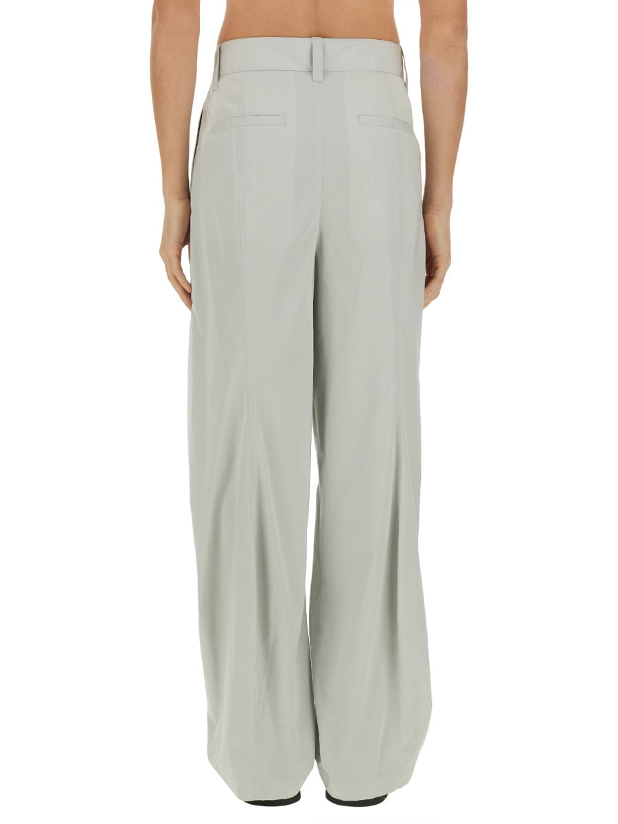 Bottega Veneta Pants? Bottega Veneta Men Silk And Cotton Pants Premium Designer Casual Trousers