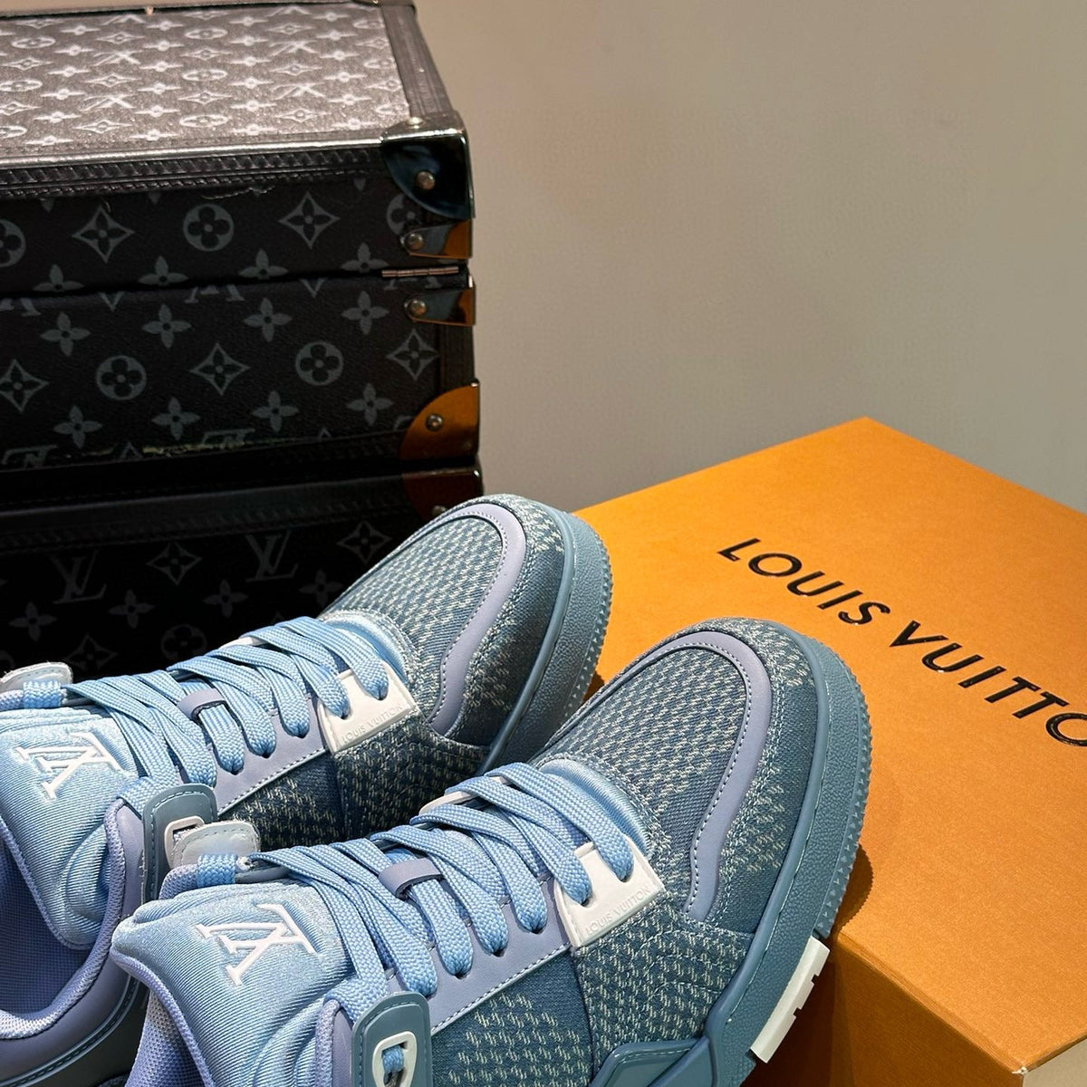Louis Vuitton Shoes- Louis Vuitton Lou Trainers Premium Designer Casual Shoes