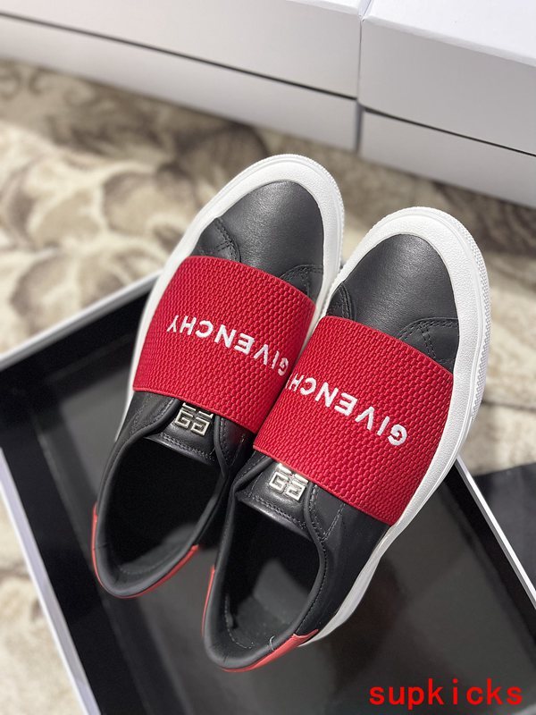 Givenchy Burgundy Block Heel Pumps - Angled View