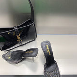 Saint Laurent luxury shoes detail shot