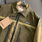 Close-up of Burberry designer clothing craftsmanship