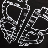 Close-up of Balenciaga t-shirt craftsmanship