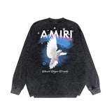 Close-up of Amiri hoodie craftsmanship