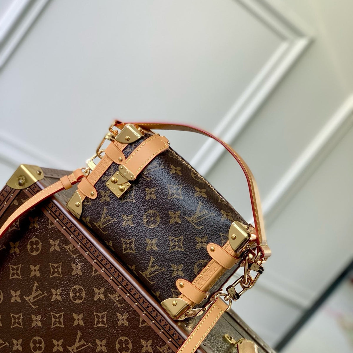 Louis Vuitton Bags- Louis Vuitton Lou Side Trunk Pm Bag Premium Designer Shoulder Bag