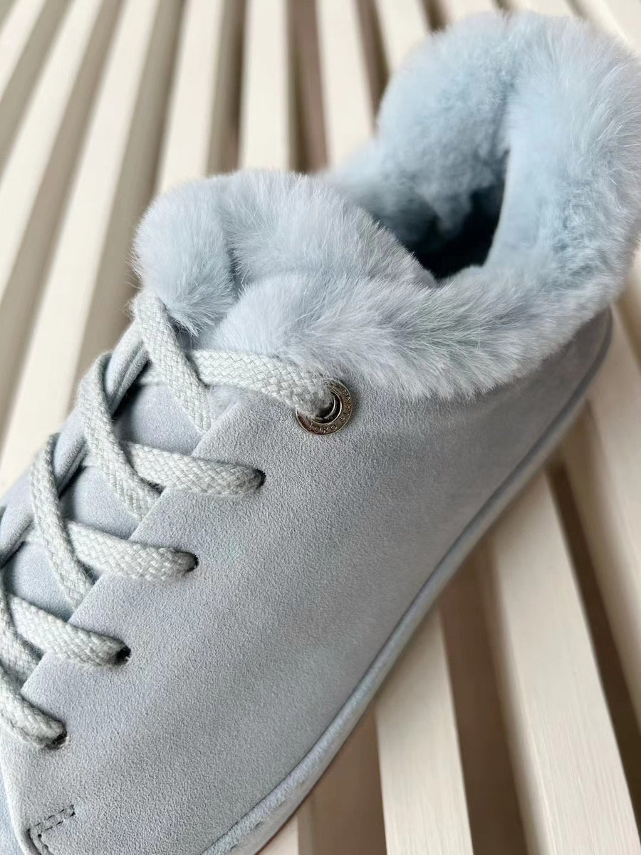 Shoes- Loro P Fur Nuages Sneakers Comfortable Everyday Designer Shoes