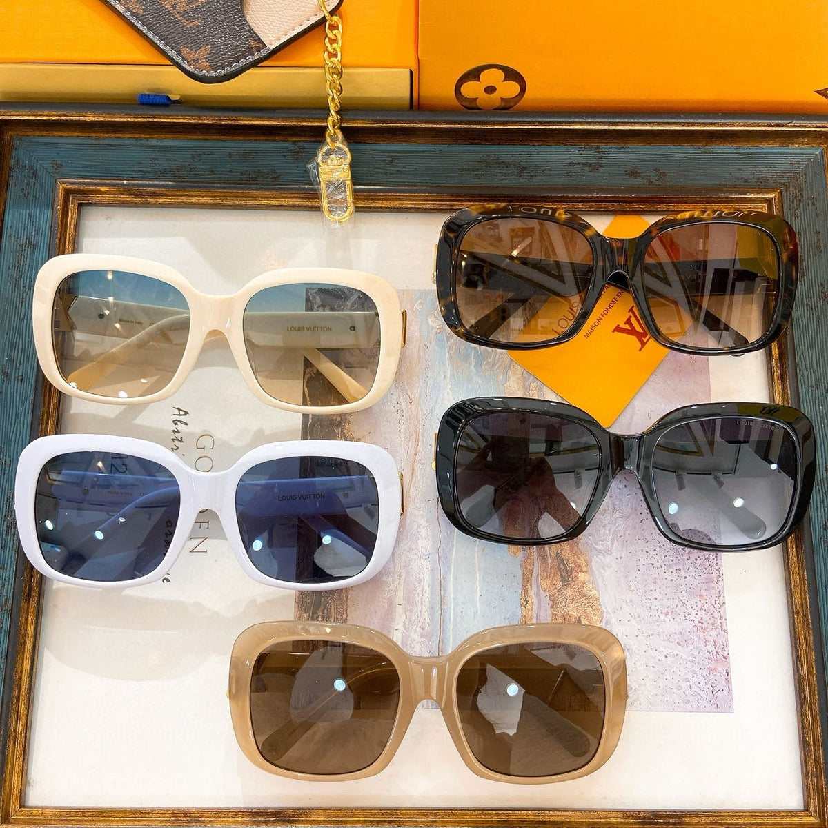 Louis Vuitton Sunglasses- Louis Vuitton Lou Sunglasses Premium Fashion Designer Sunglasses