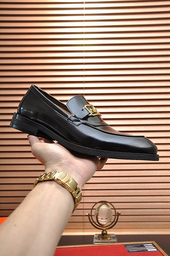 Hermes shoes Style 073 - texture and material detail