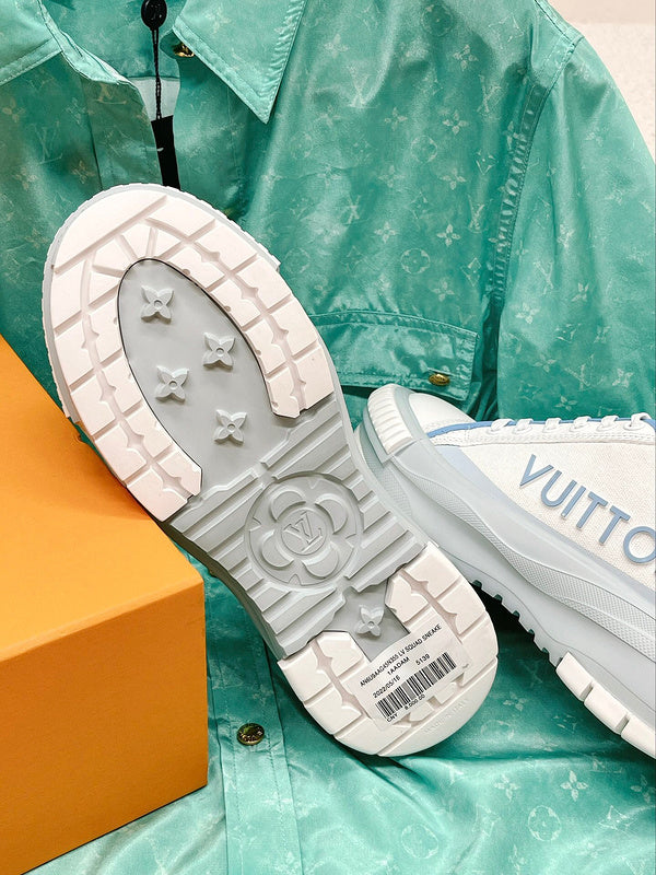 Louis Vuitton shoes Style 369 - editorial style shot