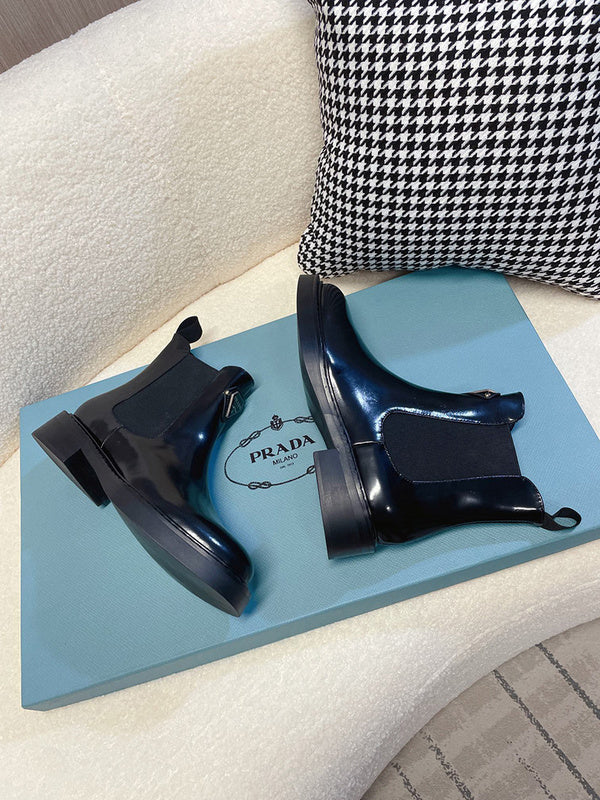 Prada luxury shoes detail shot