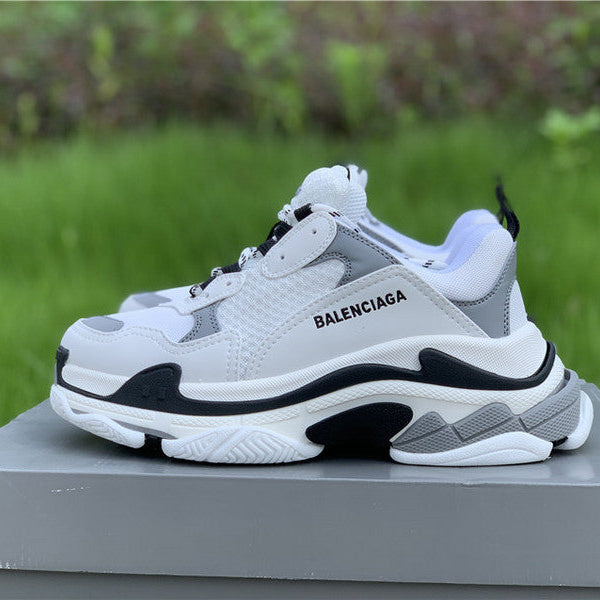 Balenciaga shoes Style 383 - front view, classic monogram styling