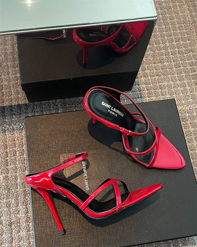 Saint Laurent designer shoes full view