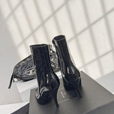 Saint Laurent luxury shoes detail shot
