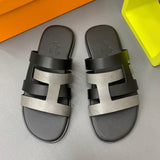 Hermes shoes Style 006 - logo and branding close-up