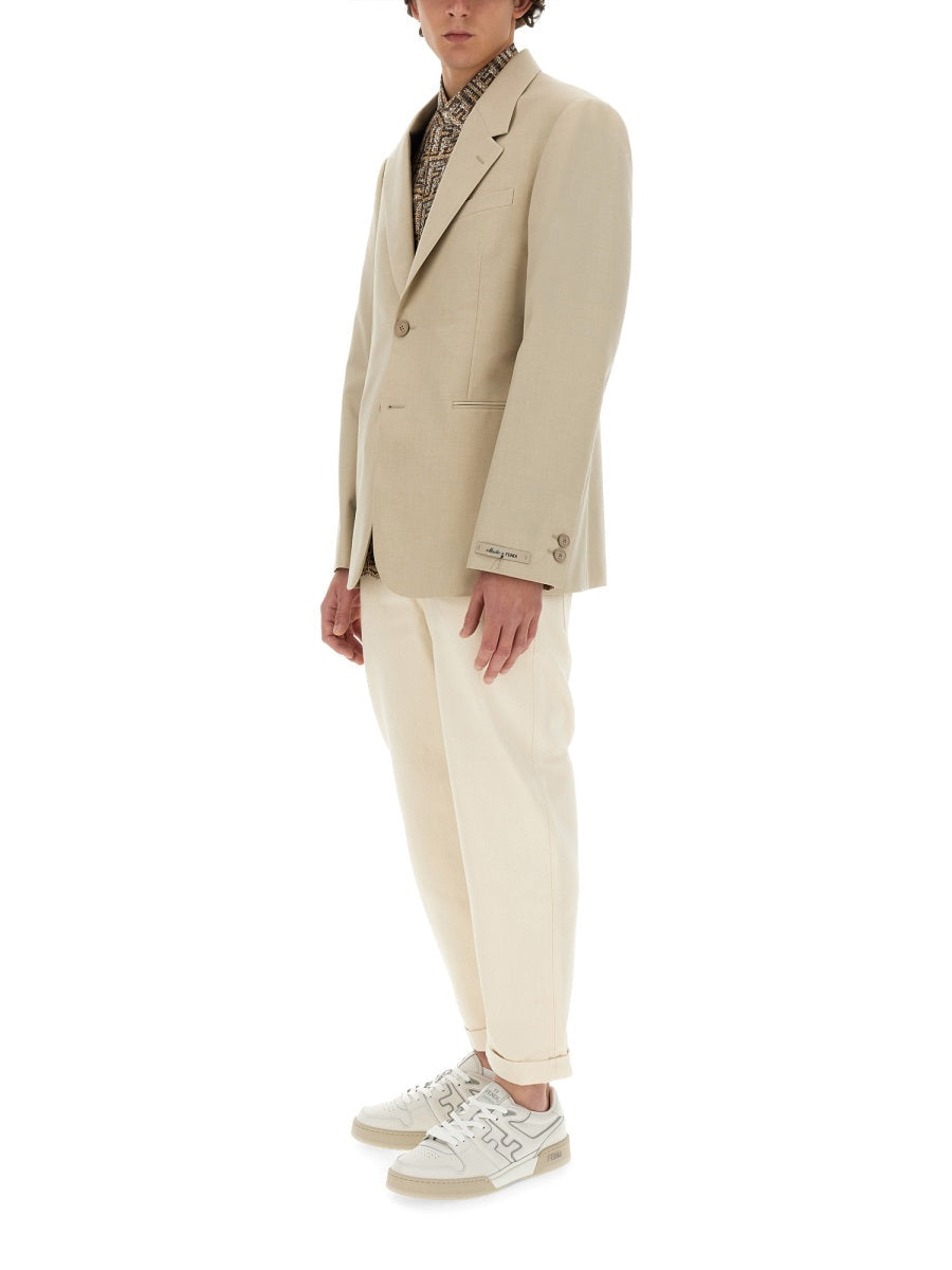 Fendi jackets luxury designer piece front view