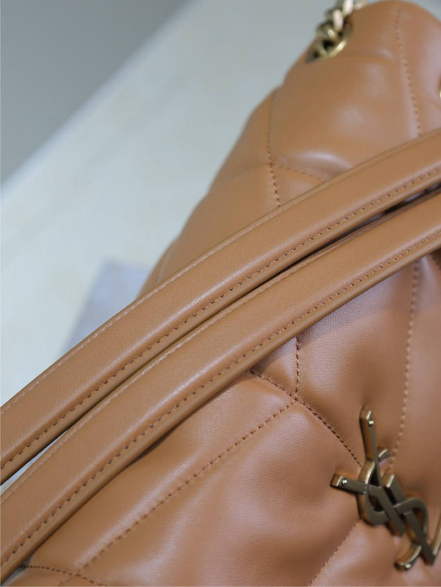 Saint Laurent Bags- Saint Laurent Loulou Medium Puffer Bag Elegant Everyday Designer Handbag