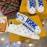 Close-up of Louis Vuitton shoes craftsmanship