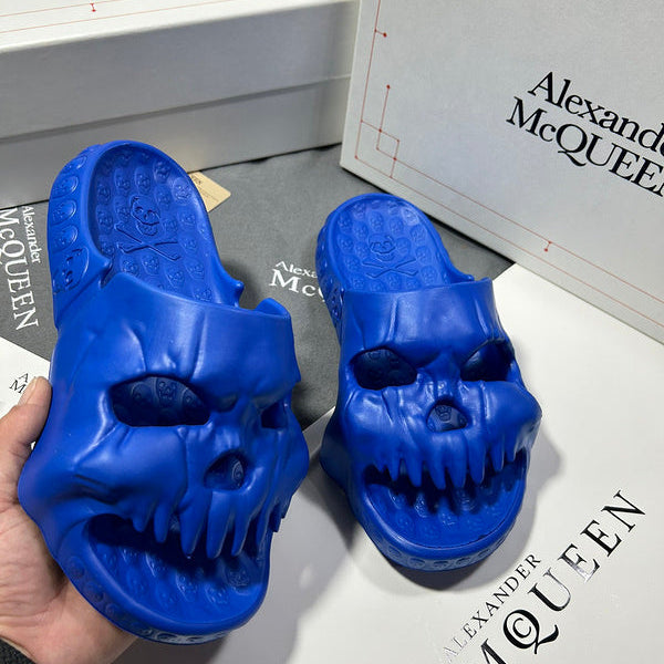 Alexander McQueen shoes Style 013 - close-up of iconic logo design