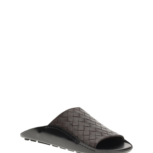 Bottega Veneta premium sandals detail and craftsmanship close-up