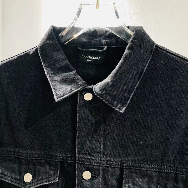 Close-up of Balenciaga designer clothing craftsmanship