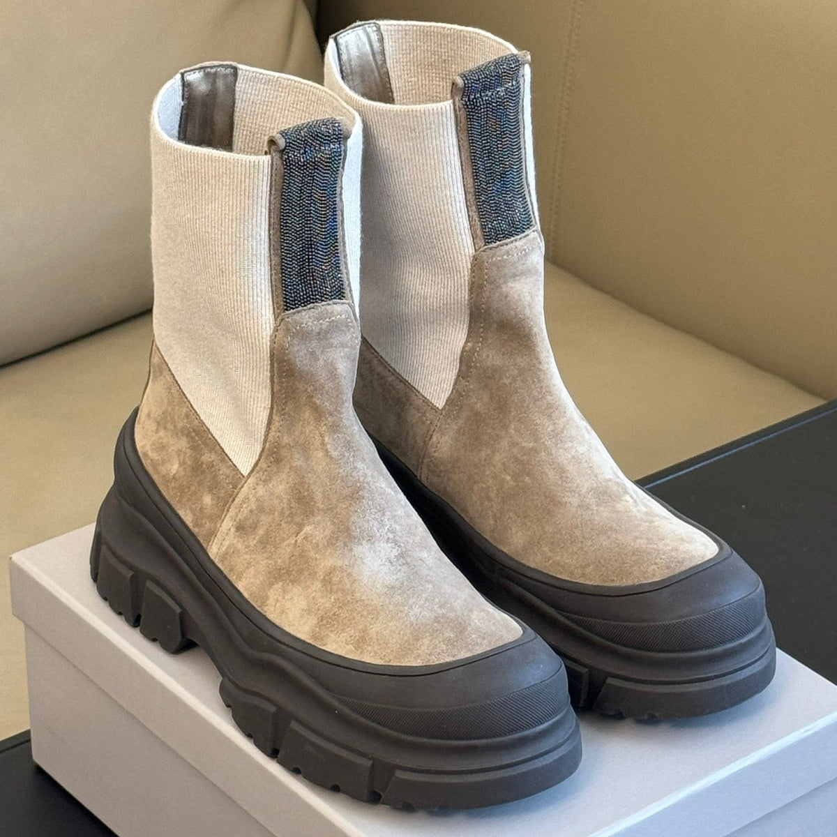 Shoes- Brunello C Boots Premium Designer Casual Shoes