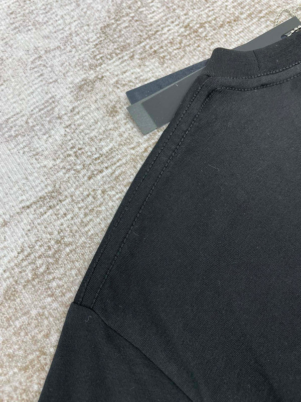 Close-up of Amiri t-shirt craftsmanship