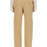 Bottega Veneta premium pants detail and craftsmanship close-up