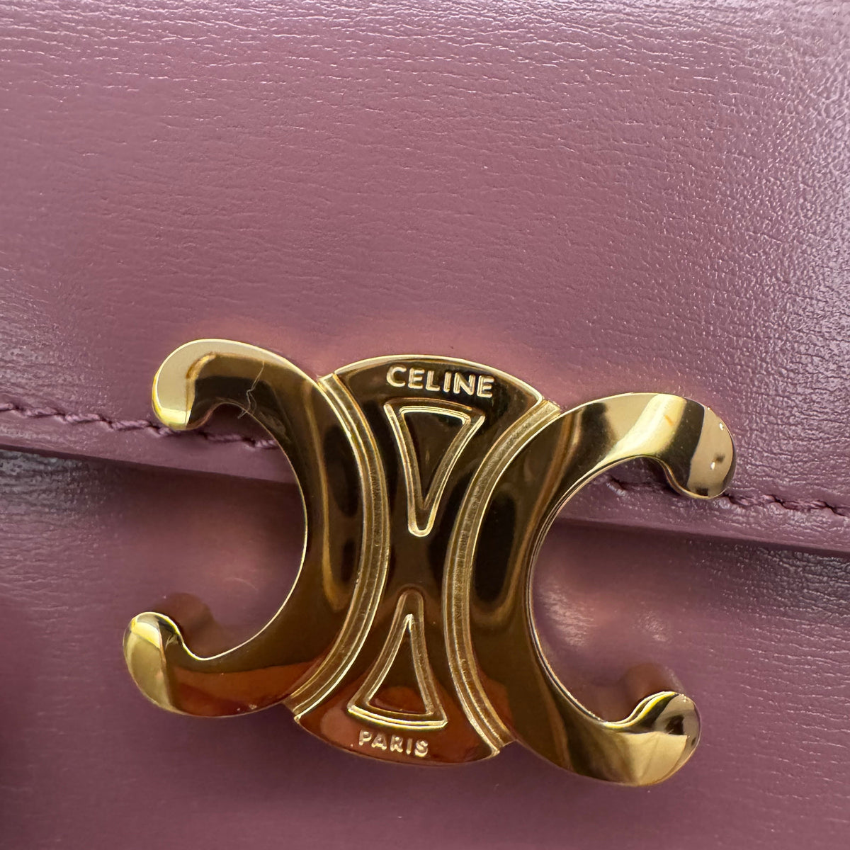 Wallets- Cel Business Card Holder Triomphe Elegant Everyday Leather Wallet