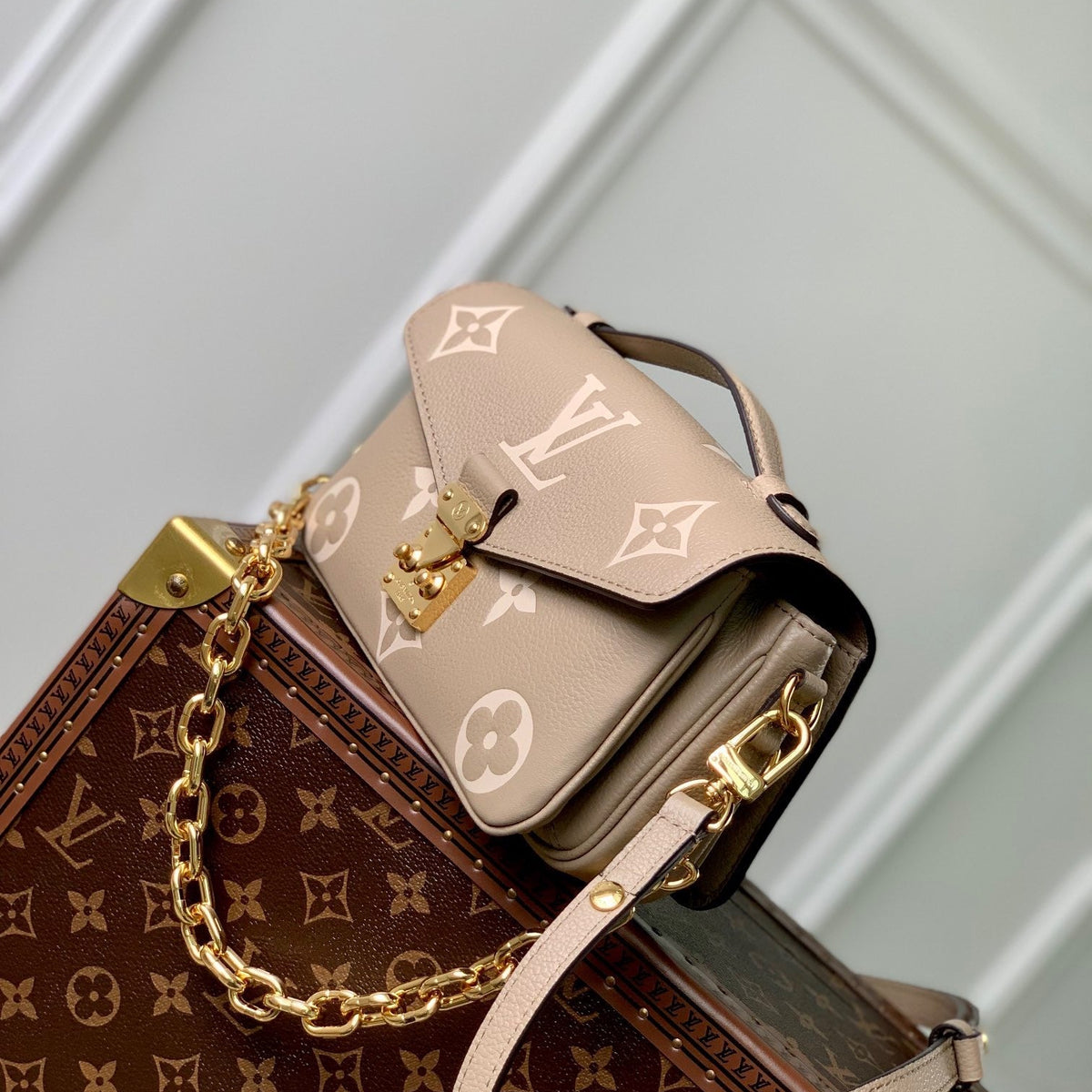 Louis Vuitton Bags- Louis Vuitton Lou Pochette Metis East West Bag Luxury Designer Leather Handbag