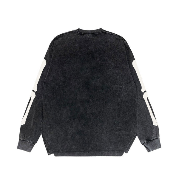 Close-up of Amiri hoodie craftsmanship