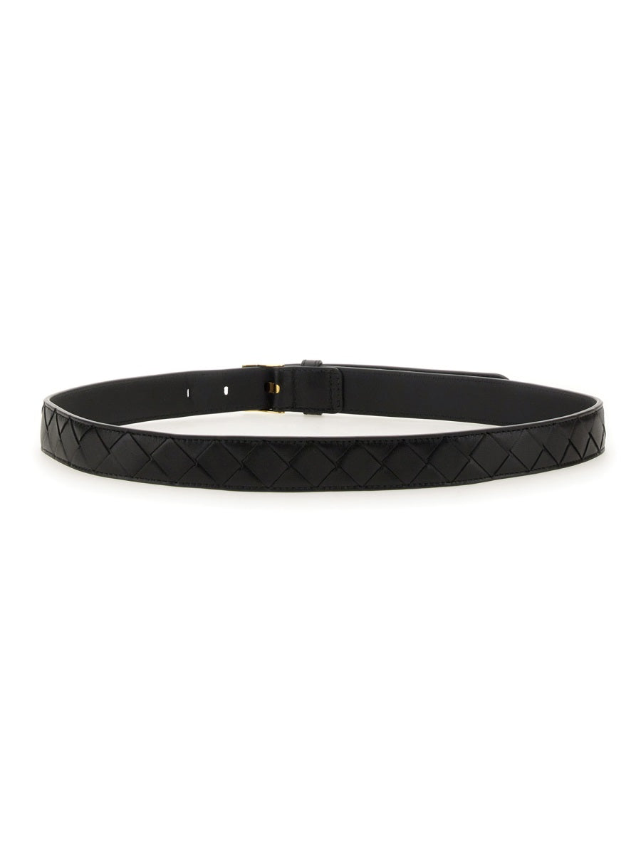 Bottega Veneta premium belts detail and craftsmanship close-up