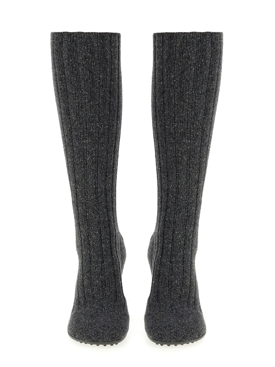Bottega Veneta premium boots & booties detail and craftsmanship close-up