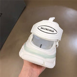 Balenciaga Tan High-Top Sneakers - Back View