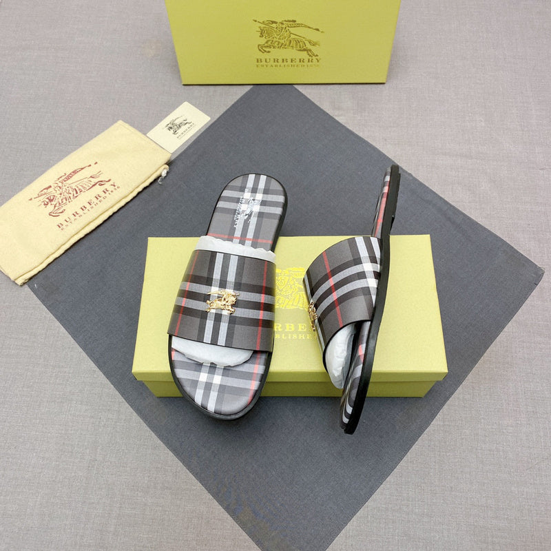 Burberry shoes Style 005 - close-up of iconic logo design