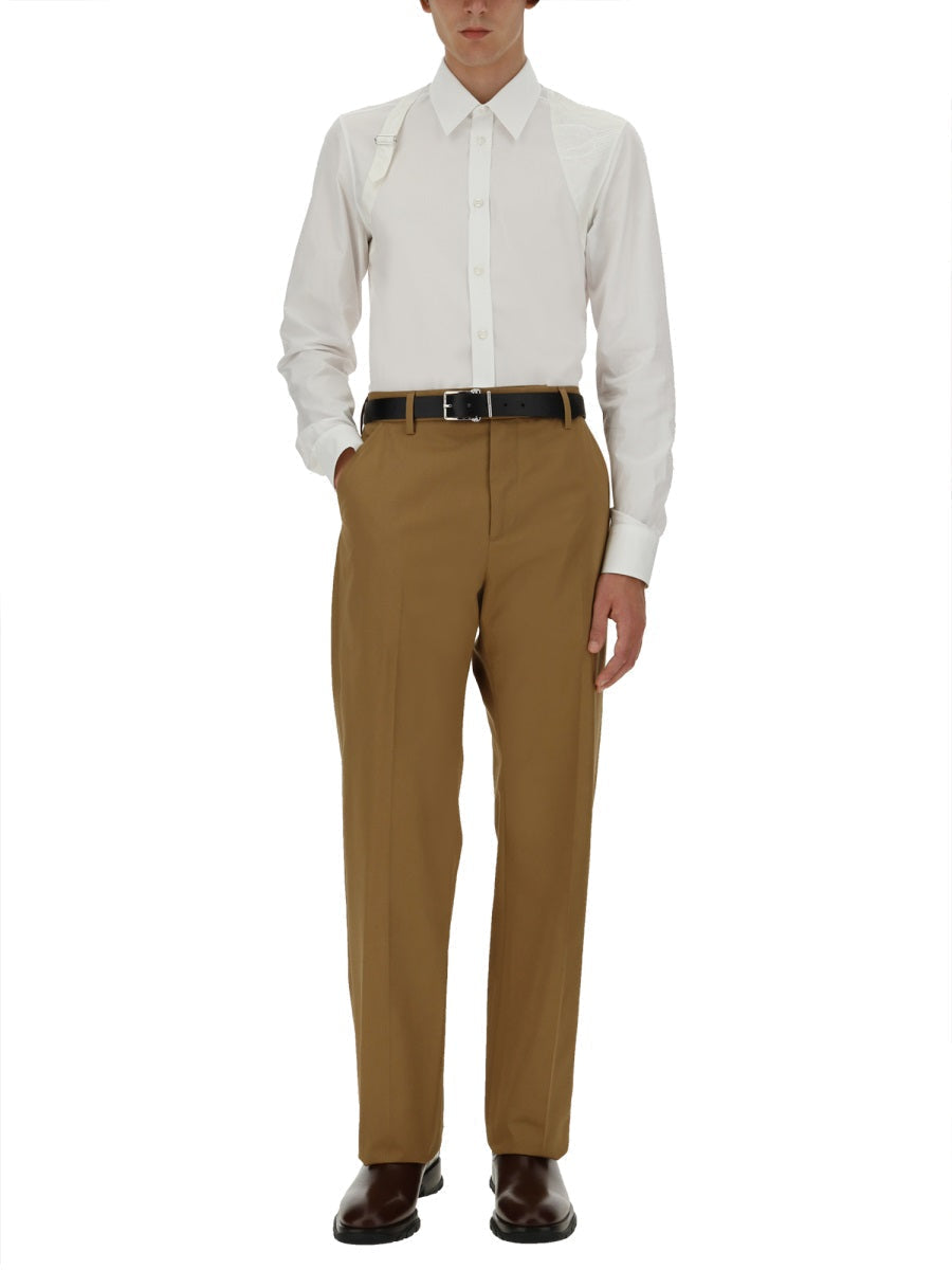 Alexander McQueen Pants? Alexander Mcqueen Men Pants With Logo Premium Designer Casual Trousers