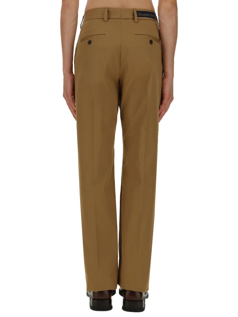Alexander McQueen Pants? Alexander Mcqueen Men Pants With Logo Premium Designer Casual Trousers