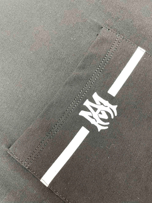 Close-up of Amiri t-shirt craftsmanship