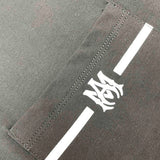 Close-up of Amiri t-shirt craftsmanship