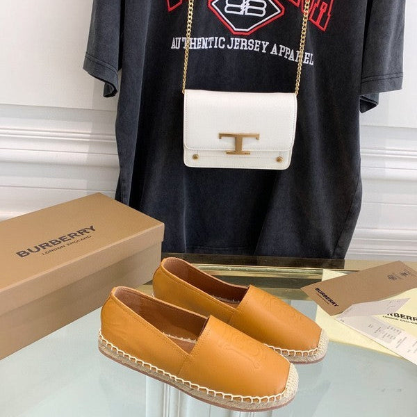 Burberry Chocolate Brown Low-Top Sneakers - Front View