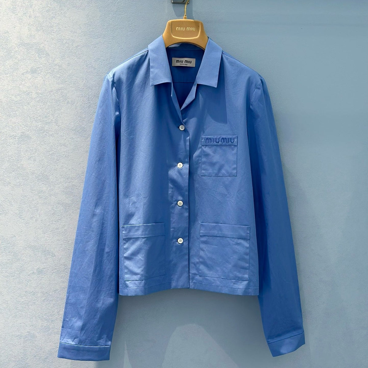 Tops- Miu M Shirt Elegant Everyday Designer Top