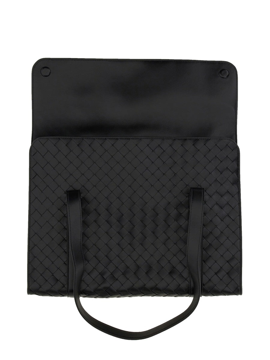Bottega Veneta Bags? Bottega Veneta Men Woven Pattern Shoulder Bag Elegant Everyday Designer Handbag